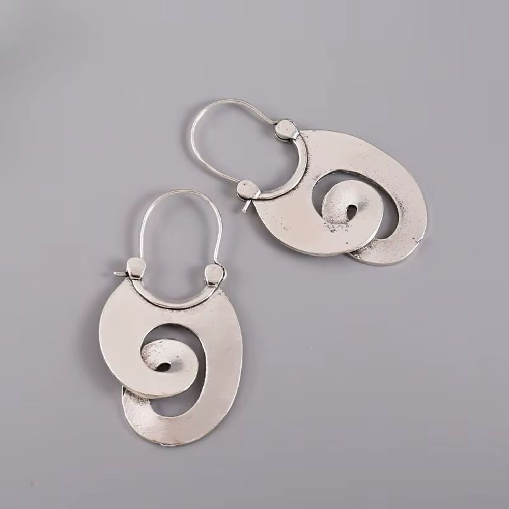 Boho hoop earrings #744